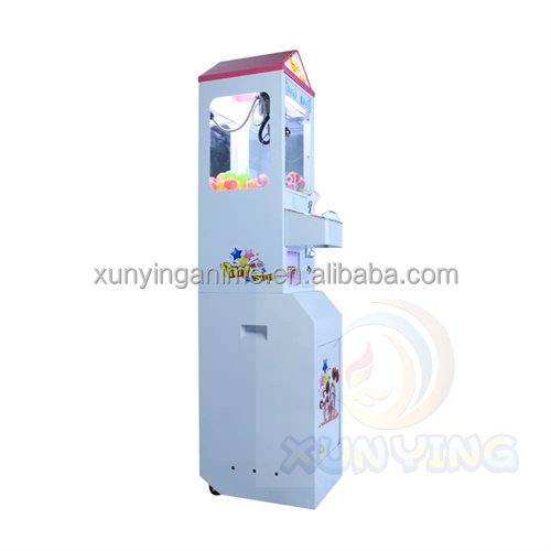 1 Player Mini Claw Crane Machine with Metal Acrylic Plastic and Bill Acceptor