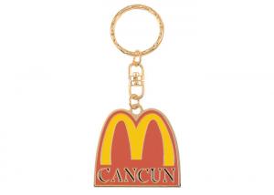 Buy cheap Gold Plaed Copper Stamping MacDonald Promotional Keychain for Company Celebration, School, Club product