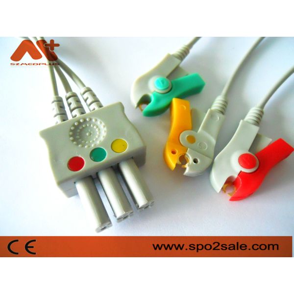 Quality Mindray > Datascope Compatible 3 lead ECG Leadwire - 0010-30-42732 for sale
