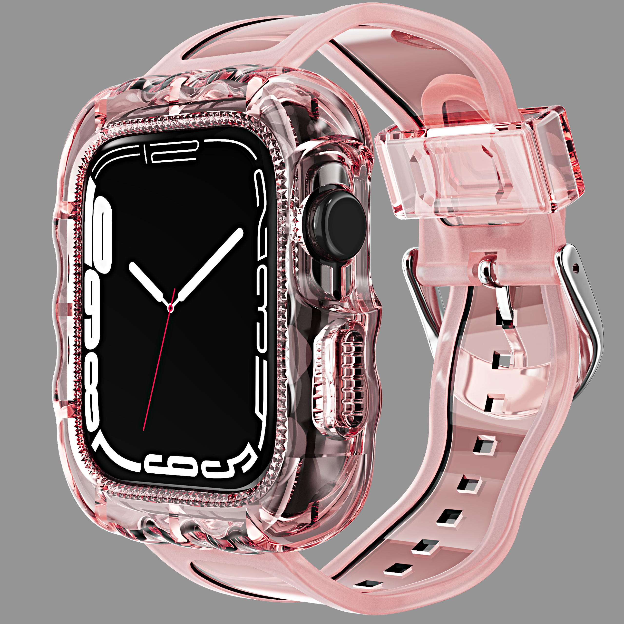 Fashionable 6 Colors TPU Loop Replacement Sport Bands for Apple Watch 7 and Affordable