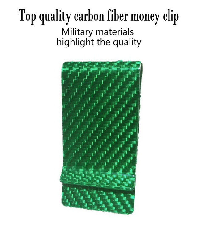 Heat Resistant Ultra Light Carbon Fiber Money Clips