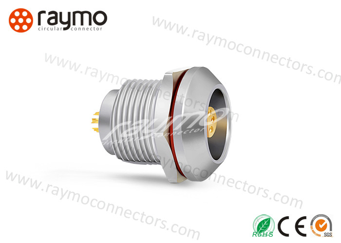 Outdoor Application Coax Compression Connector Straight PCB Contacts Watertight