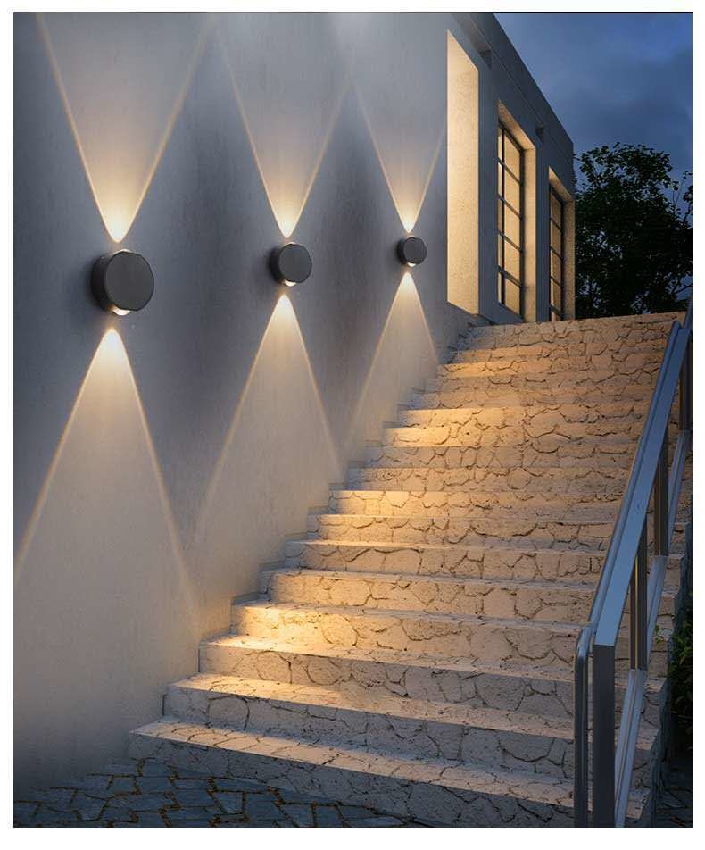 Wholesale simple indoor and outdoor hotel aisle corridor door courtyard waterproof LED square decorative wall lamp