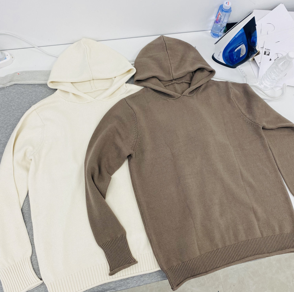 XXXL Men Sport Pullover Sweater Set Two Piece Hoodie And Sweatpants Solid Color