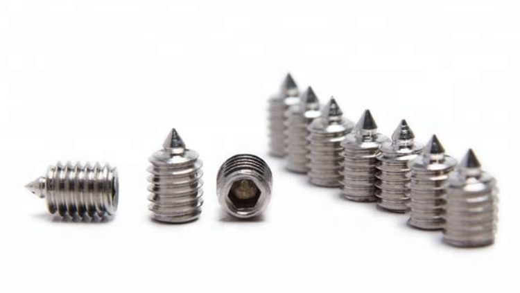 Custom Flat Point Hollow Hexagon Set Screws SS304 Hex Socket Allen Nose Grub Screw Set