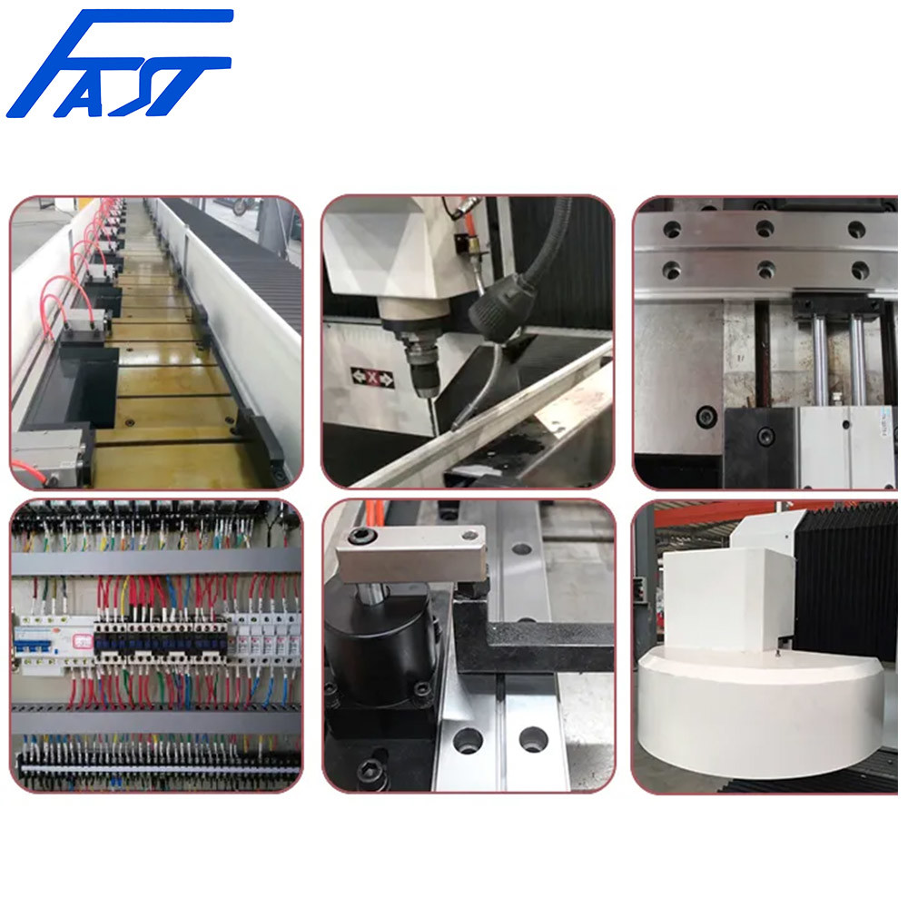 Jinan FASTCNC Large Steel Plate Profile tubes CNC Drilling Milling Machines For Sale
