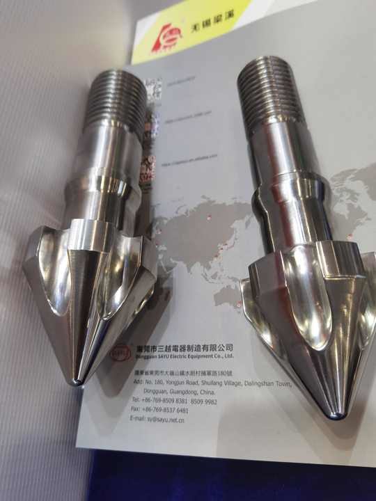 25mm Mini Screw Barrel Nozzle Tip Plastic Machine Parts For Pvc Injection Molding Machine