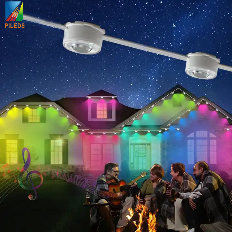 Ws2811 Eaves LED Point Light , LED Pixel Strips Changeable Color 12V RGBW