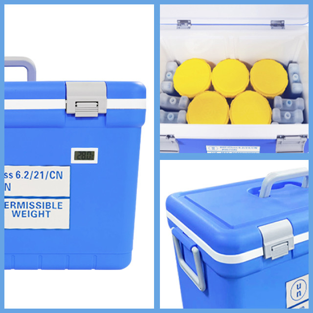Medical Cold UN2814 Box 30 Liter With PP Outer Shell And Liner