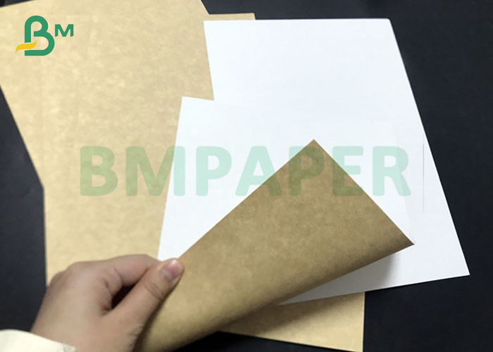 80gsm 100gsm 120gsm Brown Kraft Board Roll For Paper Bags