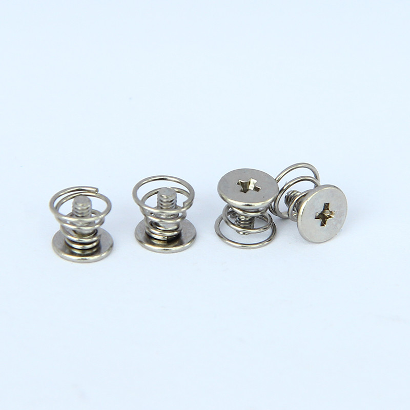 Radiator Accessories Machine Hand Captive Bolt Spring Screw With Spring phillips Drive