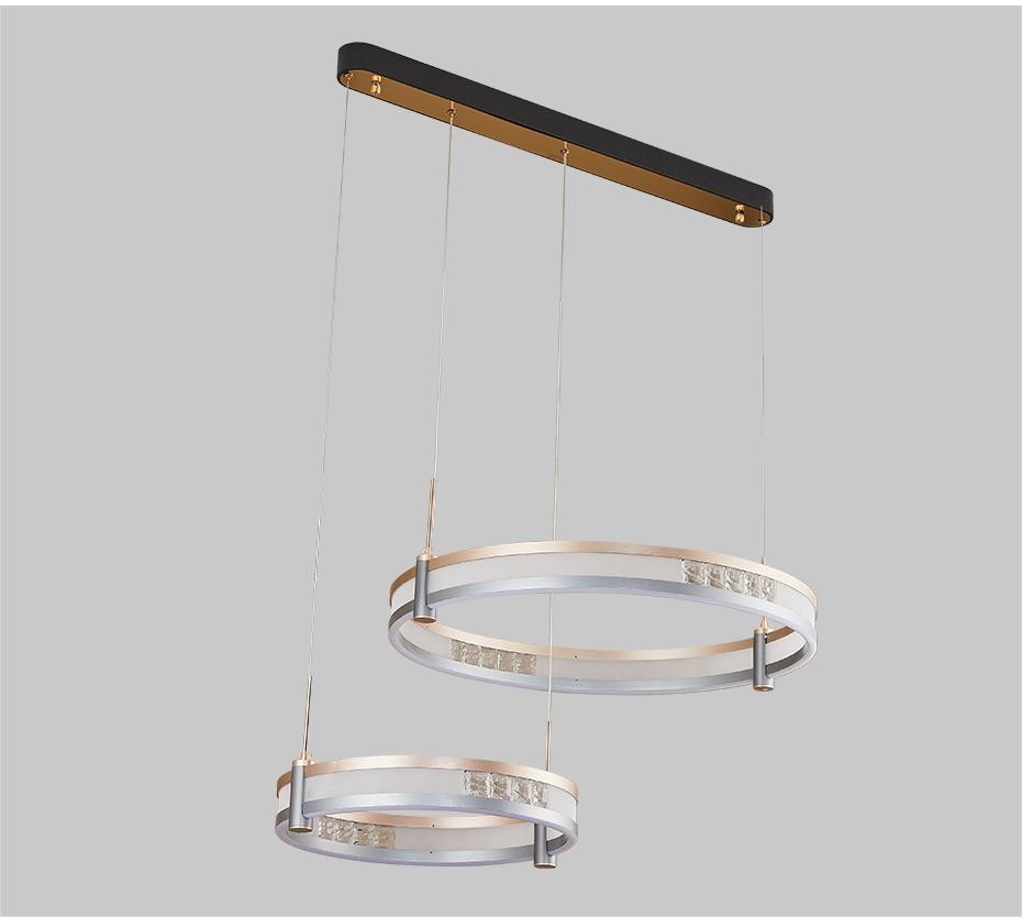 Art Modern Minimalist Waltz Chandelier 3000K/4000K/5700K+3000K