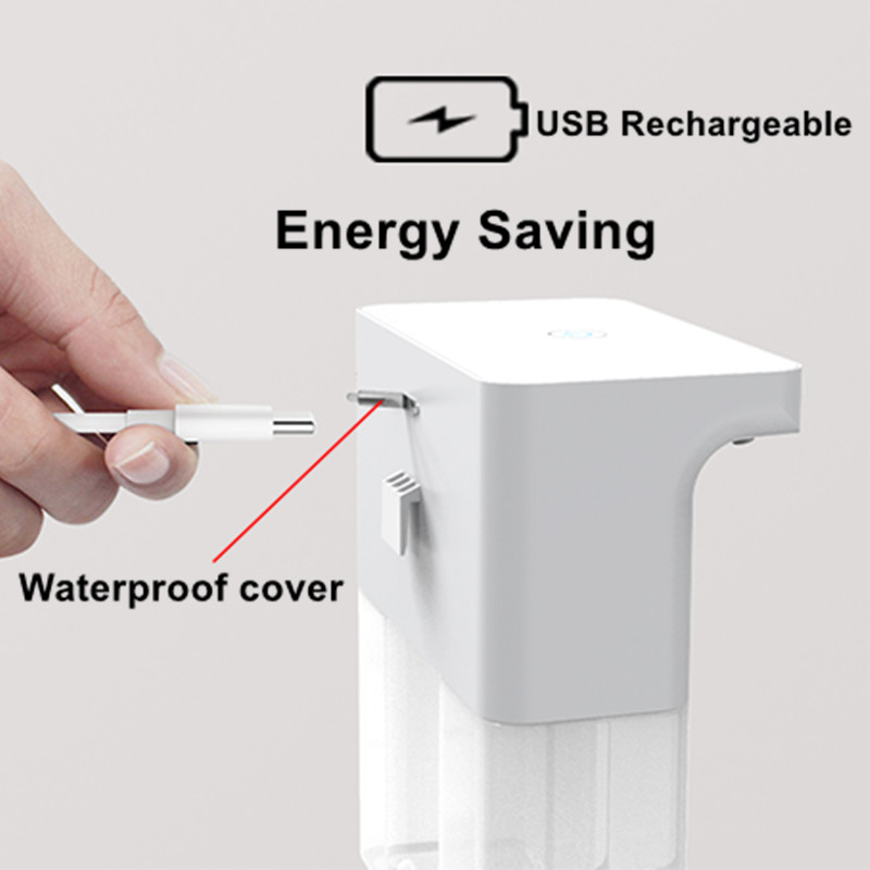 600ml Auto Foam Soap Dispenser Machine With Free Wall Hook ROHS