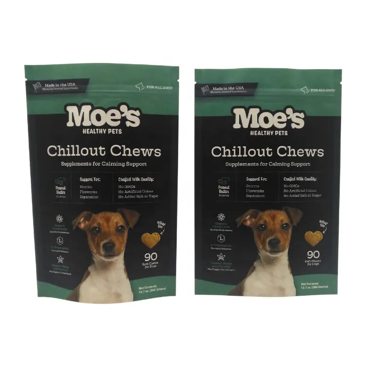Stand Up Pet Food Pouch Perfect for Pet Food Packaging Solution