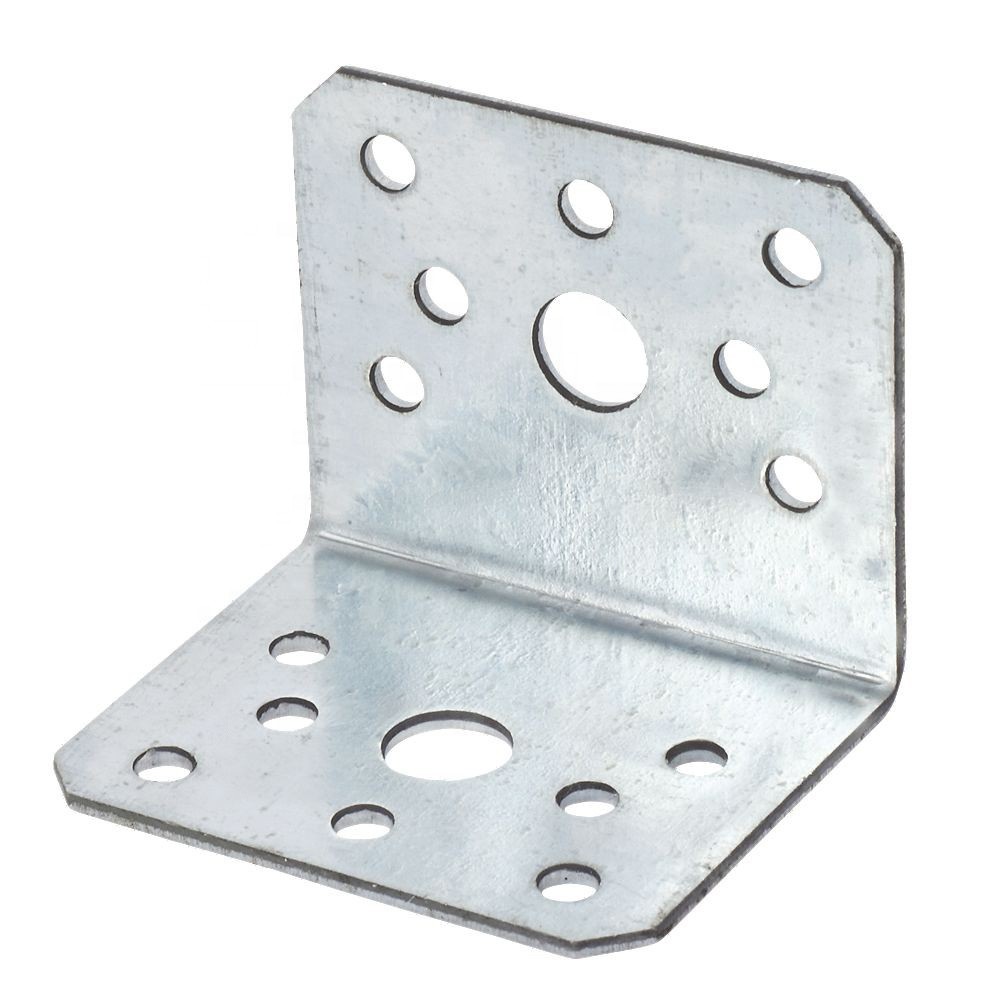 Stainless Steel Carbon Steel Custom Stamping Decorative L Shape Metal Bracket Angle Corner Brackets