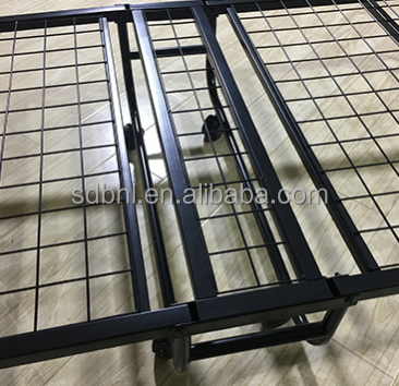 Convenient and Stylish Luxurious Diplomat Twin Metal Folding Bed With Memory Mattress
