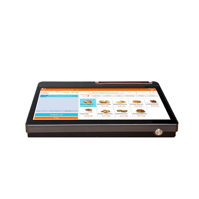12.5 Inch HD 1080P IPS Screen POS System with Built-In Thermal Printer and Wifi BT Support