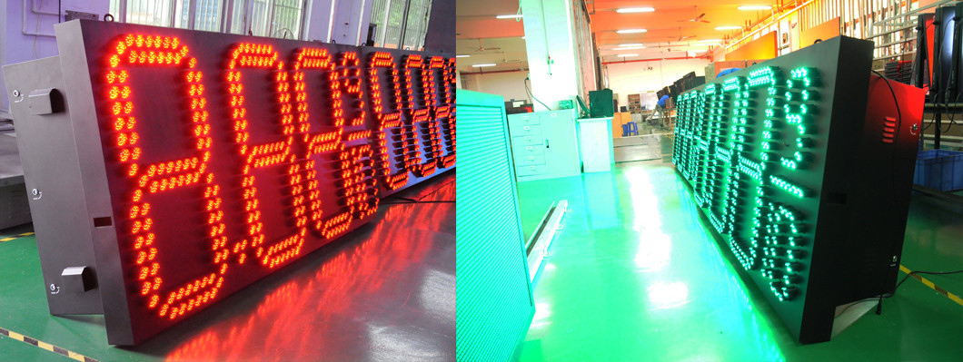 Pixel Tube Led Gas Price Signs 60inch Express Projector Led Oil Price Display Screen