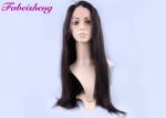150g Natural Straight Full Lace Human Hair Wigs For Black Women
