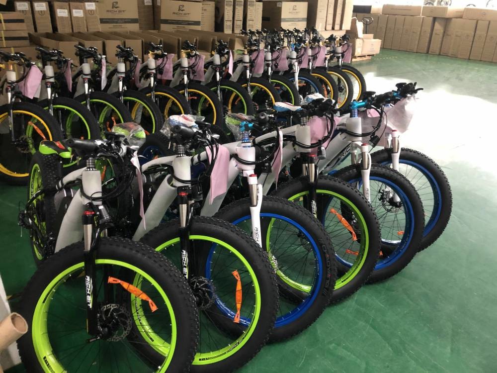 1000 Watt Mountain Electric Bikes Mens 48V 17AH Fat 26in 4.0