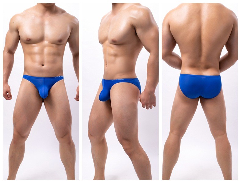 Bikini Mens Briefs Underwear With Pouch Breathable Sports Long Bulge Thong Lingerie