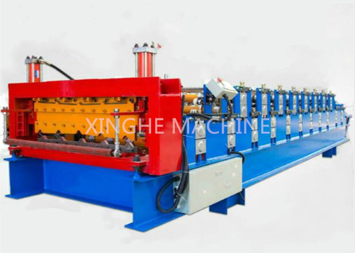 CE Double Layer Roll Forming Machine , Trapezoidal Sheet Roll Forming Machine