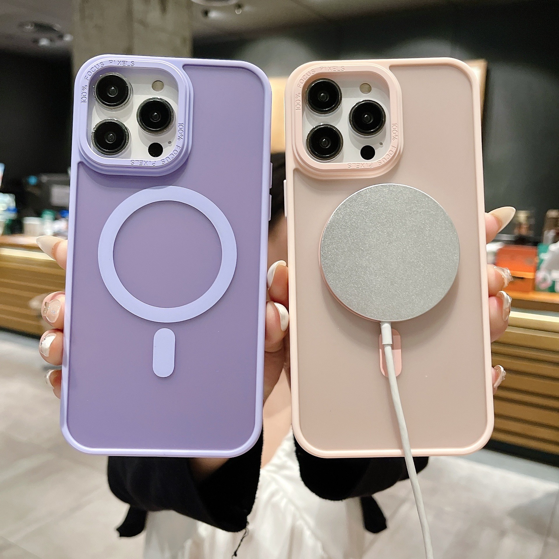 Military Grade Magnetic Phone Cover Anti Yellowing Shockproof For IPhone 16