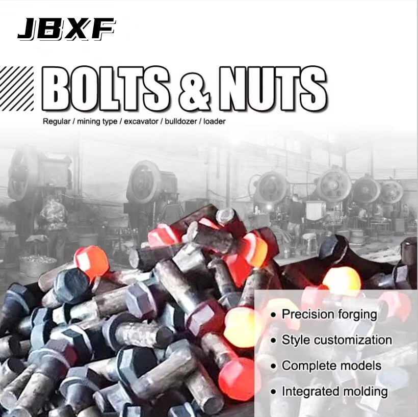 Alloy Material Track Roller Bolt For Excavator Bulldozer Mining Type Loader