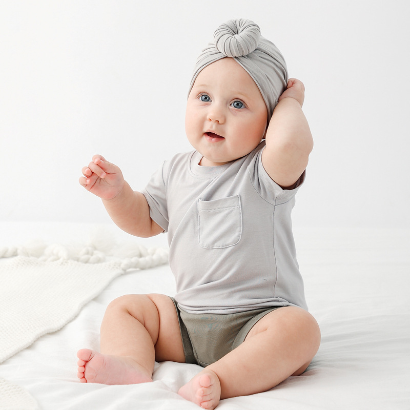 In Stock Summer Baby T-Shirts Outstanding Quality Wholesale Bamboo Spandex Kids Baby t-Shirts