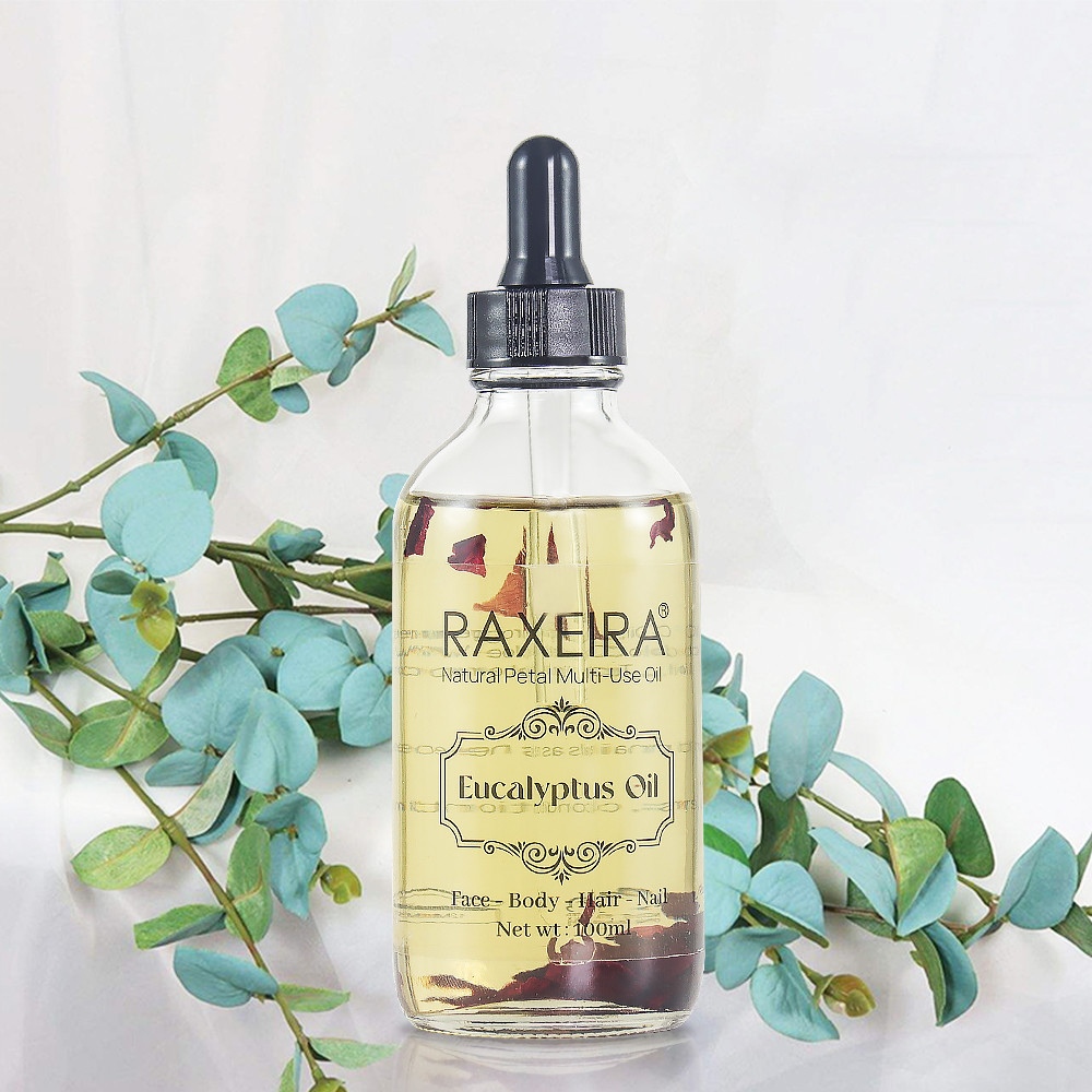 Private Label Eucalyptus Essential Oil Natural Rosemary Eucalyptus Lavender Rose Oil Moisturizer Massage Face Body Hair