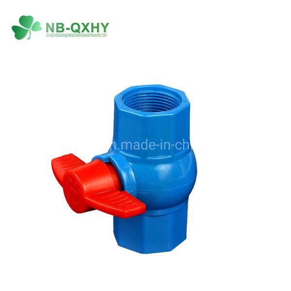 Straight Through Type Plastic PVC Compact Ball Valve with Straight Channel from