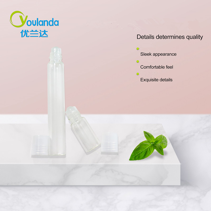 3ml 5ml 10ml Portable Glass Roll-on Bottle for Essential Oil and Perfumes