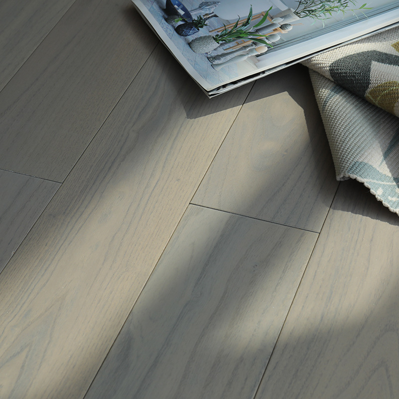 Length 1900/1860/2200/RL mm Brushed Wood Flooring in White Washed Oak Maple and Walnut