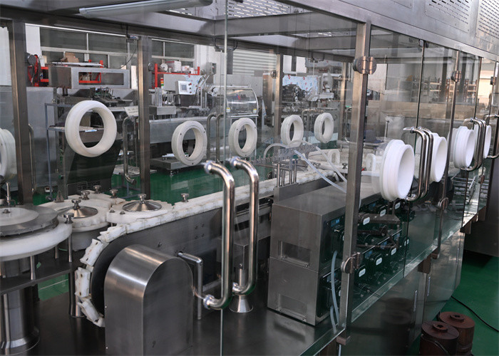 Multi Head Vial Filling Capping Machine for Oral Suspensions 50-250ml with Torque Control and Data Logging
