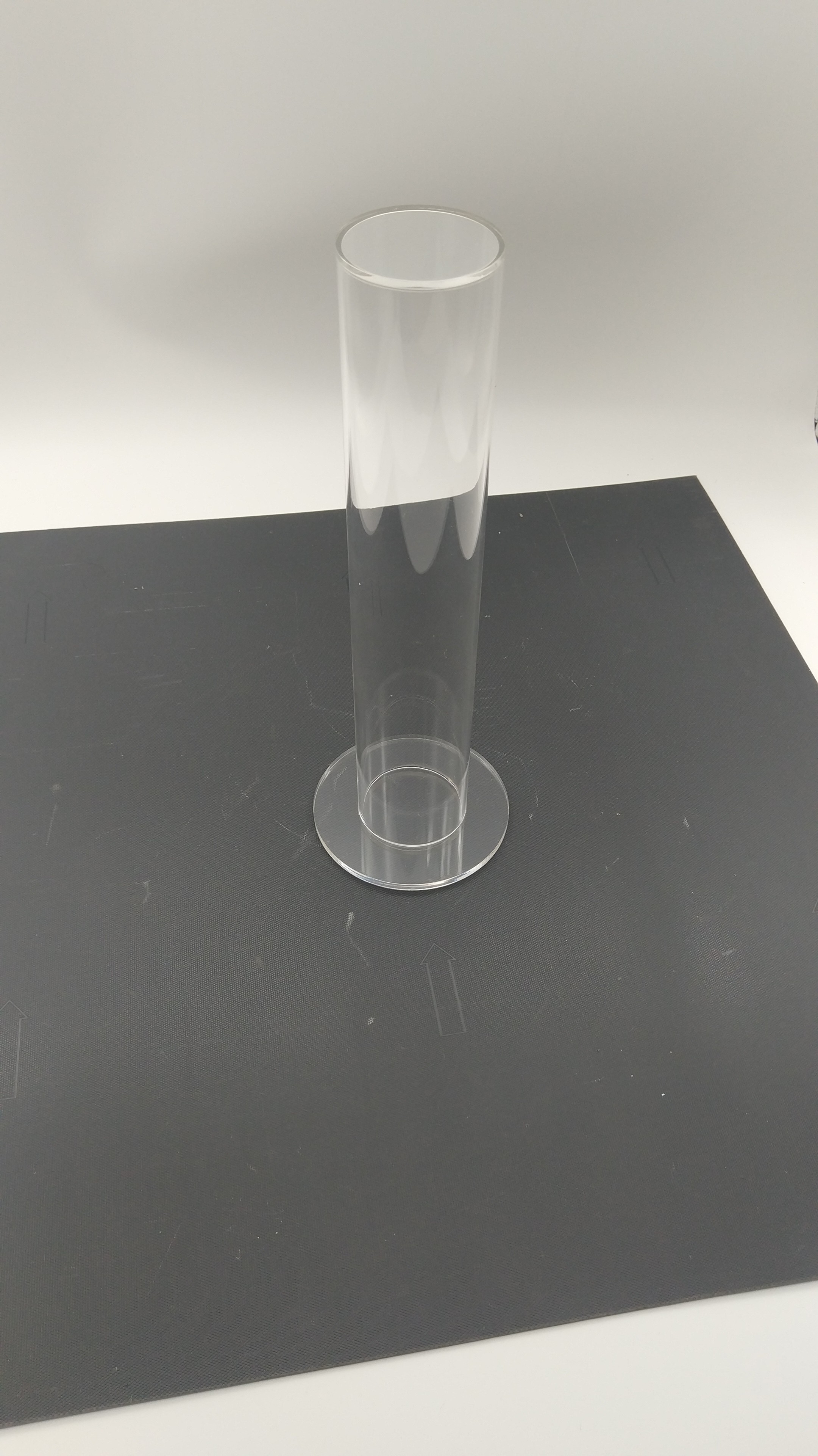 Covered EndsTube Jewelry Display Stands Clear Acrylic Bracelet Holder
