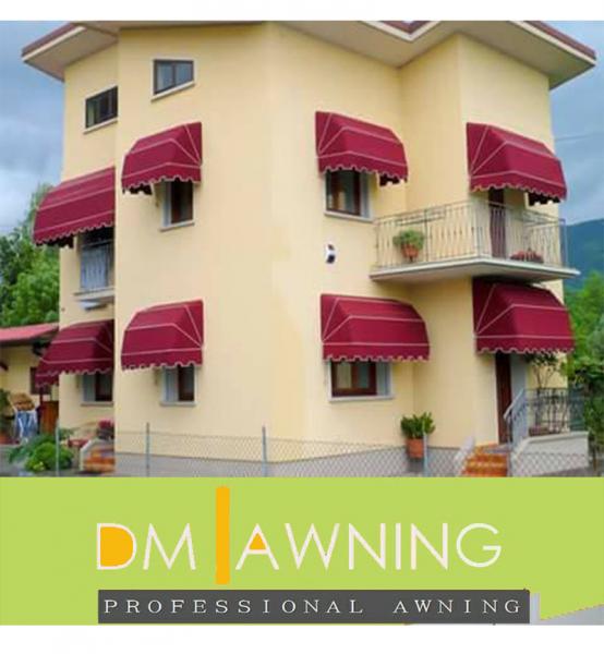 Window Dome Window Awnings French Dutch Canopy Waterproof Aluminium Retractable
