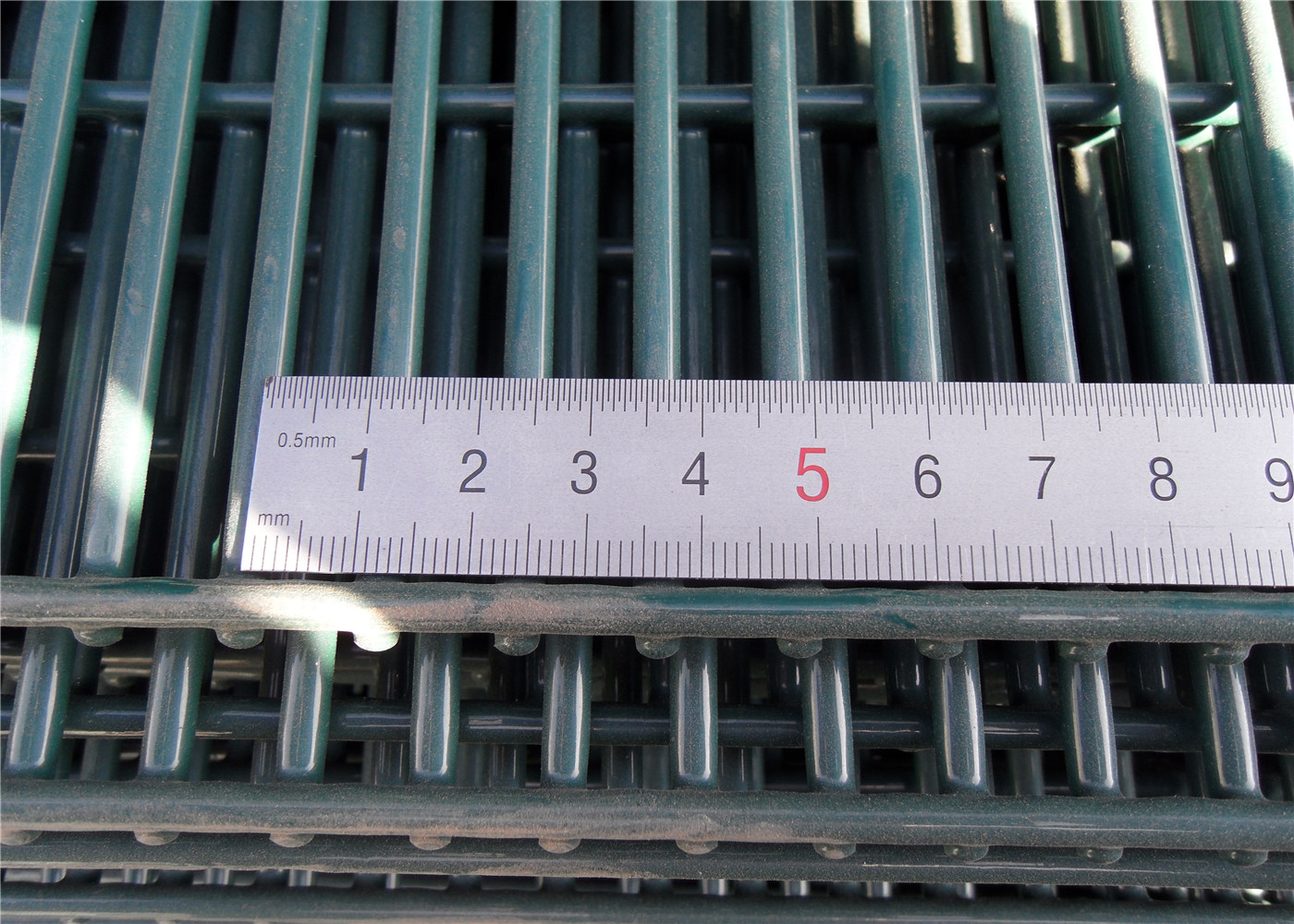 High Security Wire Fence with Wall Spikes On the top of 358 clearvu fencing panels