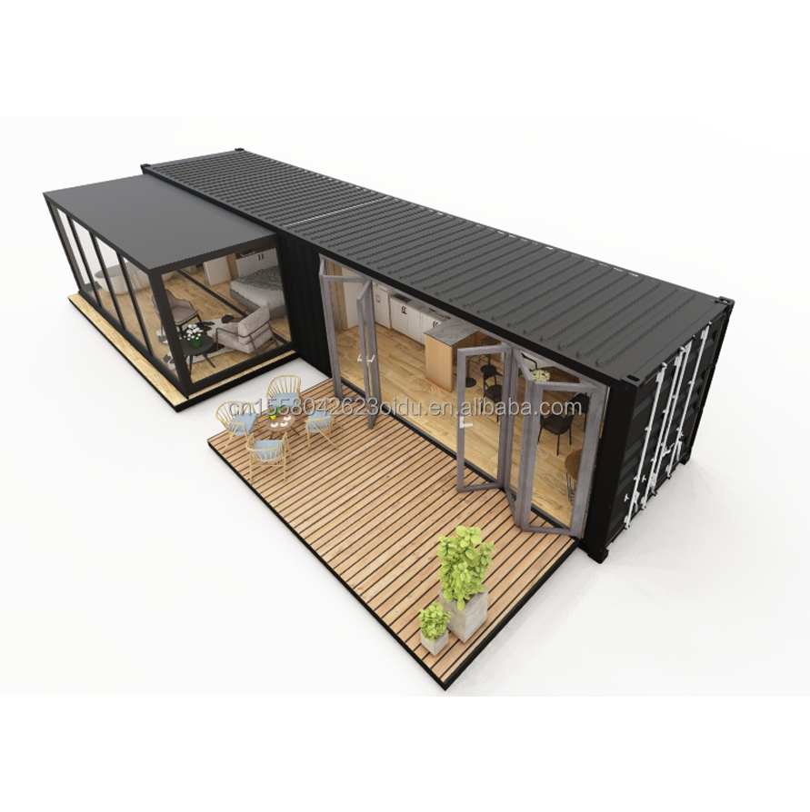 Galvanized Steel Square Tubes Used in Modern Design Portable 20FT 40FT Container House for Outdoor