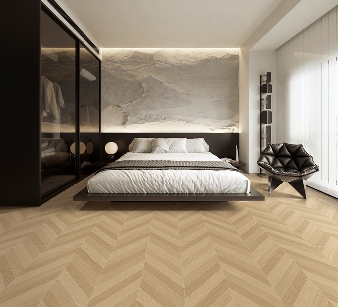 Non-Slip 1200x600mm Wooden Porcelain Tile And Outside Floor ISO9001 Tiles For Living Room