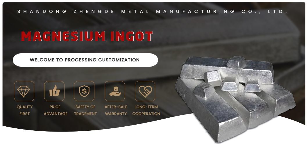 Hot Selling Pure Magnesium Ingot 99.9% 99.95% 99.98% 99.99% Pure Mg Ingot with Best Price
