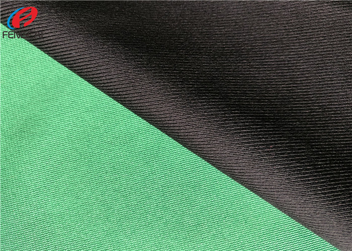 Warp Tricot Polyester Knit Fabric Brushe Mercerized Plain Cloth For Garment