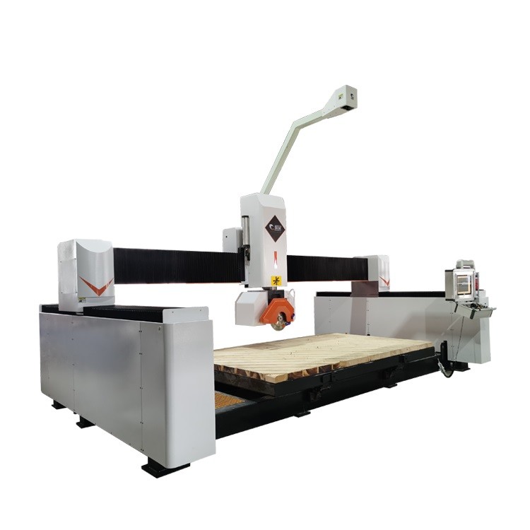 Stone CNC Router Multifunctional Granite Marble Cutting Machine 5 Axis CNC Bridge Saw Stone Cutting Machine