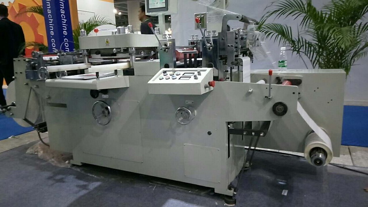 Automatic Blank Label Rewinder Machine With Laminating