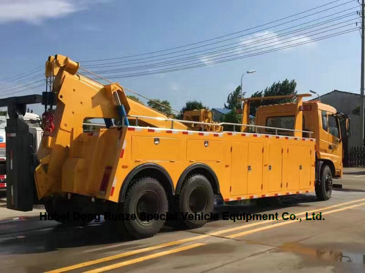 HOWO 50 Ton Heavy Duty Rotator Wreckers Tow Truck With 360 Degree Rotation