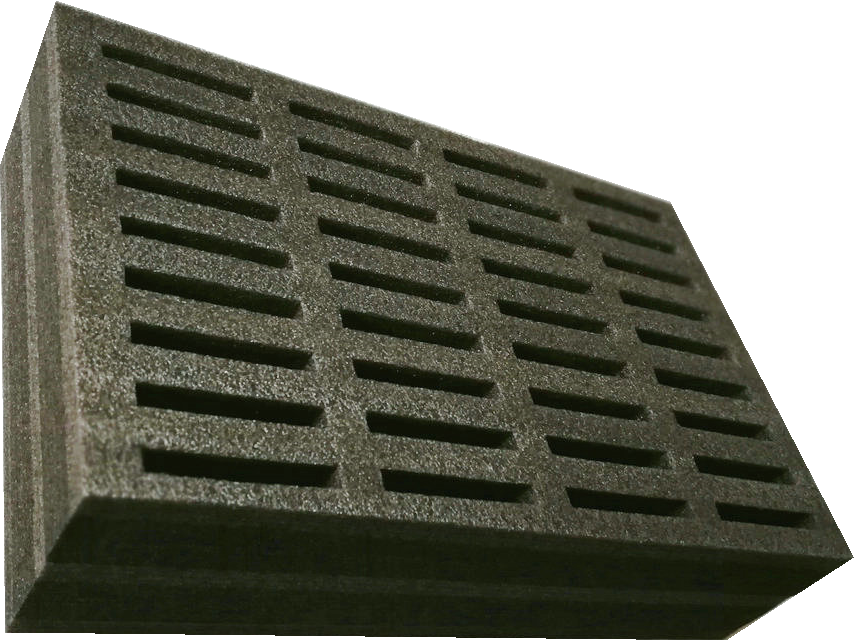 Waterproof Eva Foam Tool Trays Engraving , Black Foam Trays ROHS / EN71 / REACH