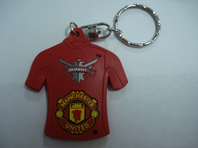 Harmless 2D 3D Soft Custom PVC Keychains With Any Pantone Colors