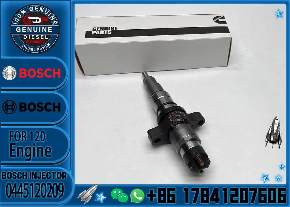 Good Price Hot Sale New Diesel Fuel Common Rail Injector 0445120209 5254682 3968846 3968546