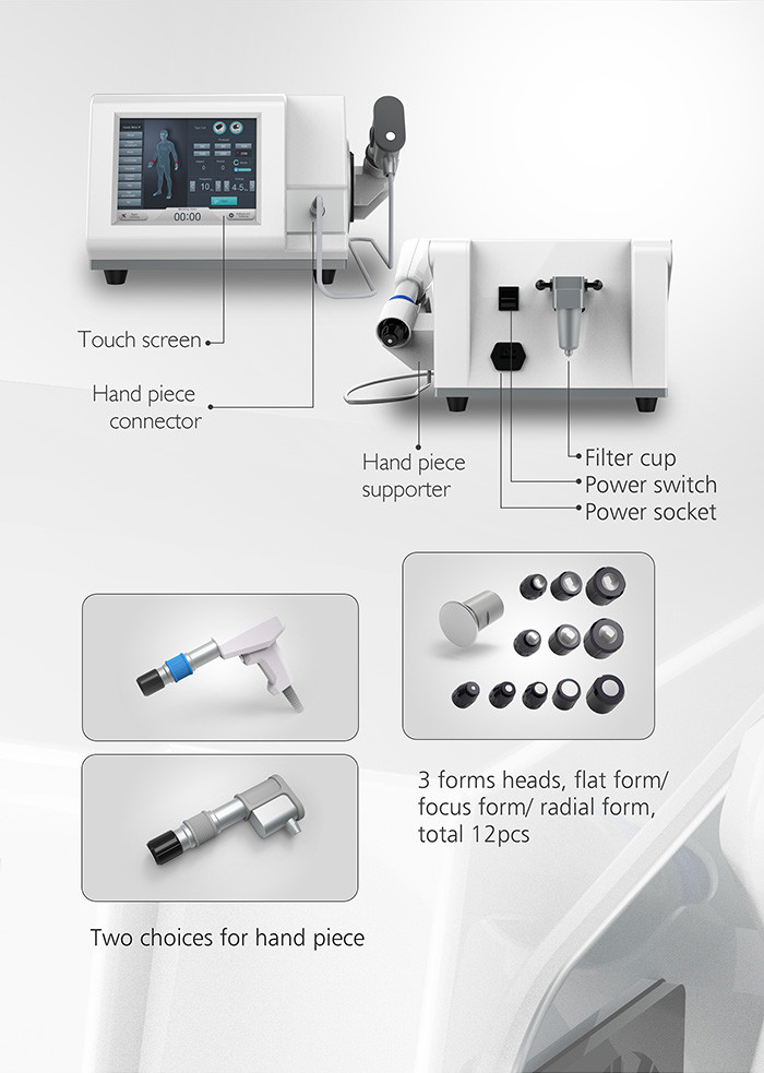 8 Inch Touch Screen ESWT Therapy Machine For Erectile Dysfunction