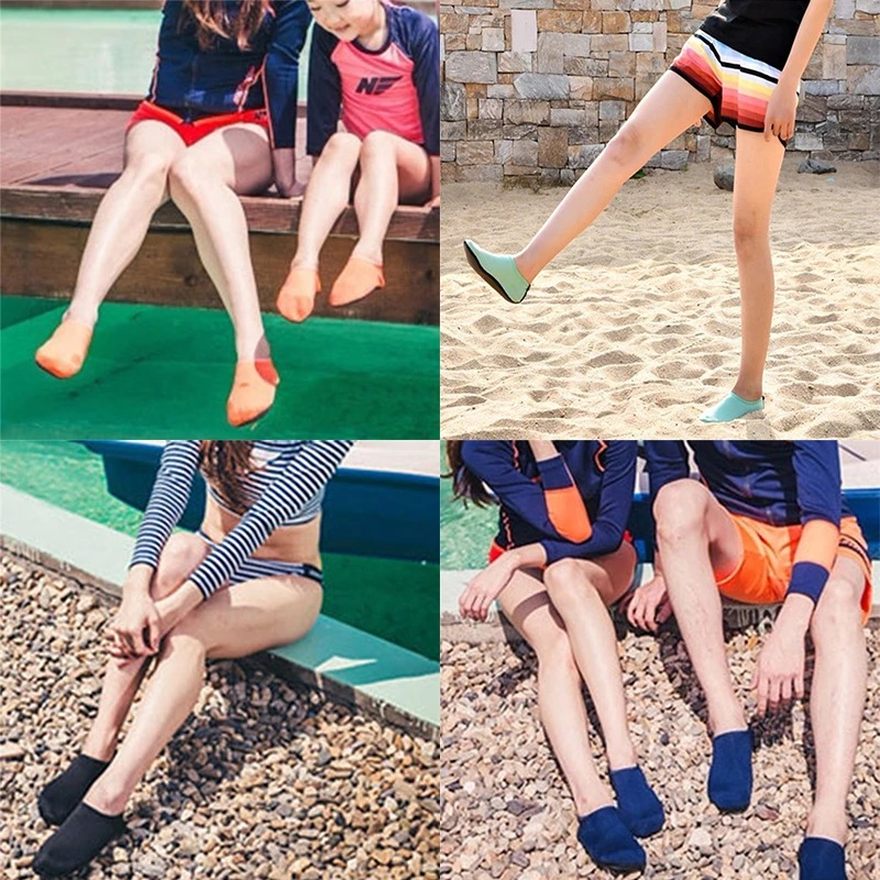 Customized Water Sport Beach Swimming Socks Thin Multi Prints Anti Slip Fitness Yoga Dance Swim Surf Diving Underwater Shoes