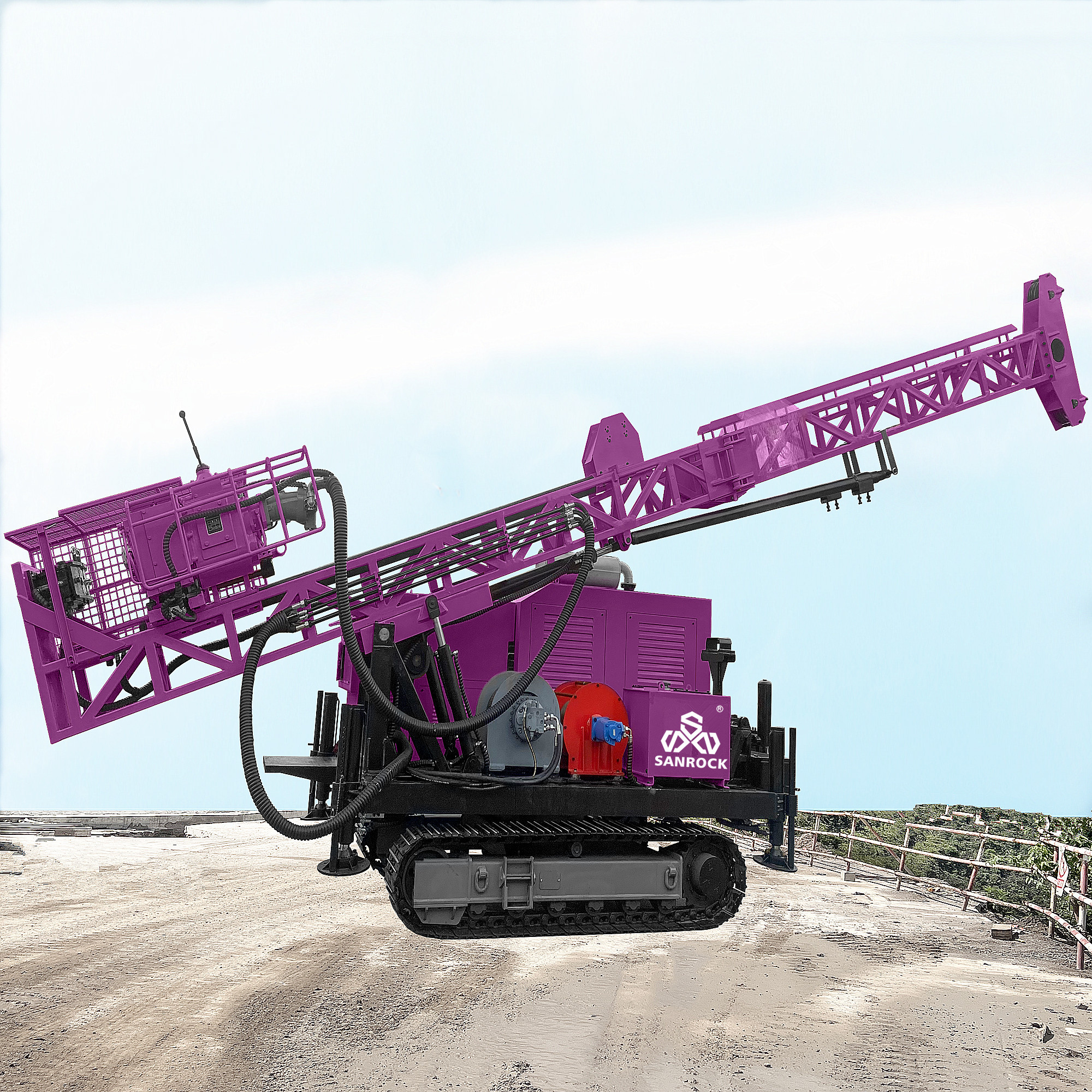 Hydraulic Diamond Core Drilling Rig Geotechnical Exploration Core Drilling Rig Machine